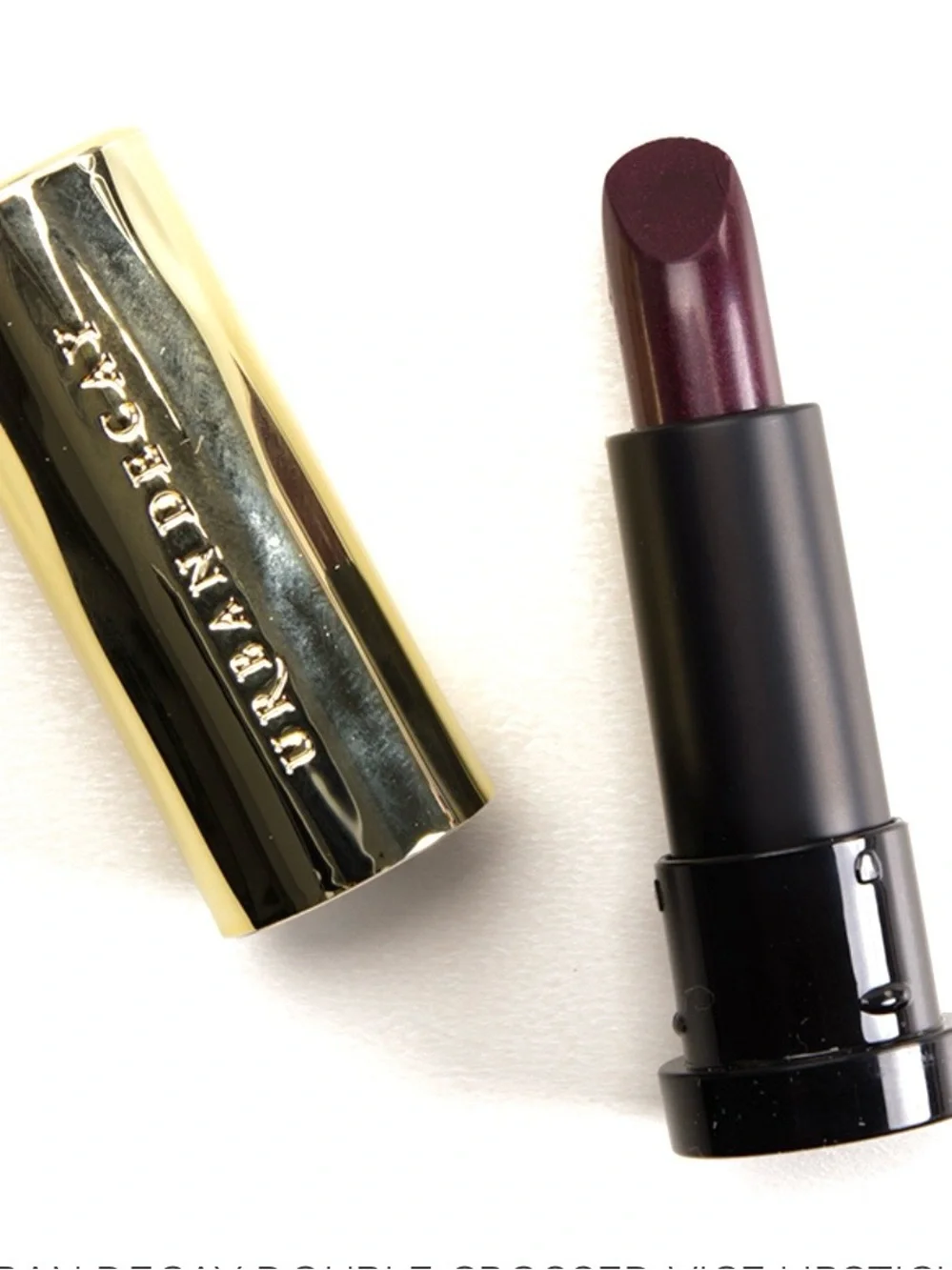 5 for 25⚡️Urban Decay Double Crossed Metallized Lipstick — Deep Plum travel size